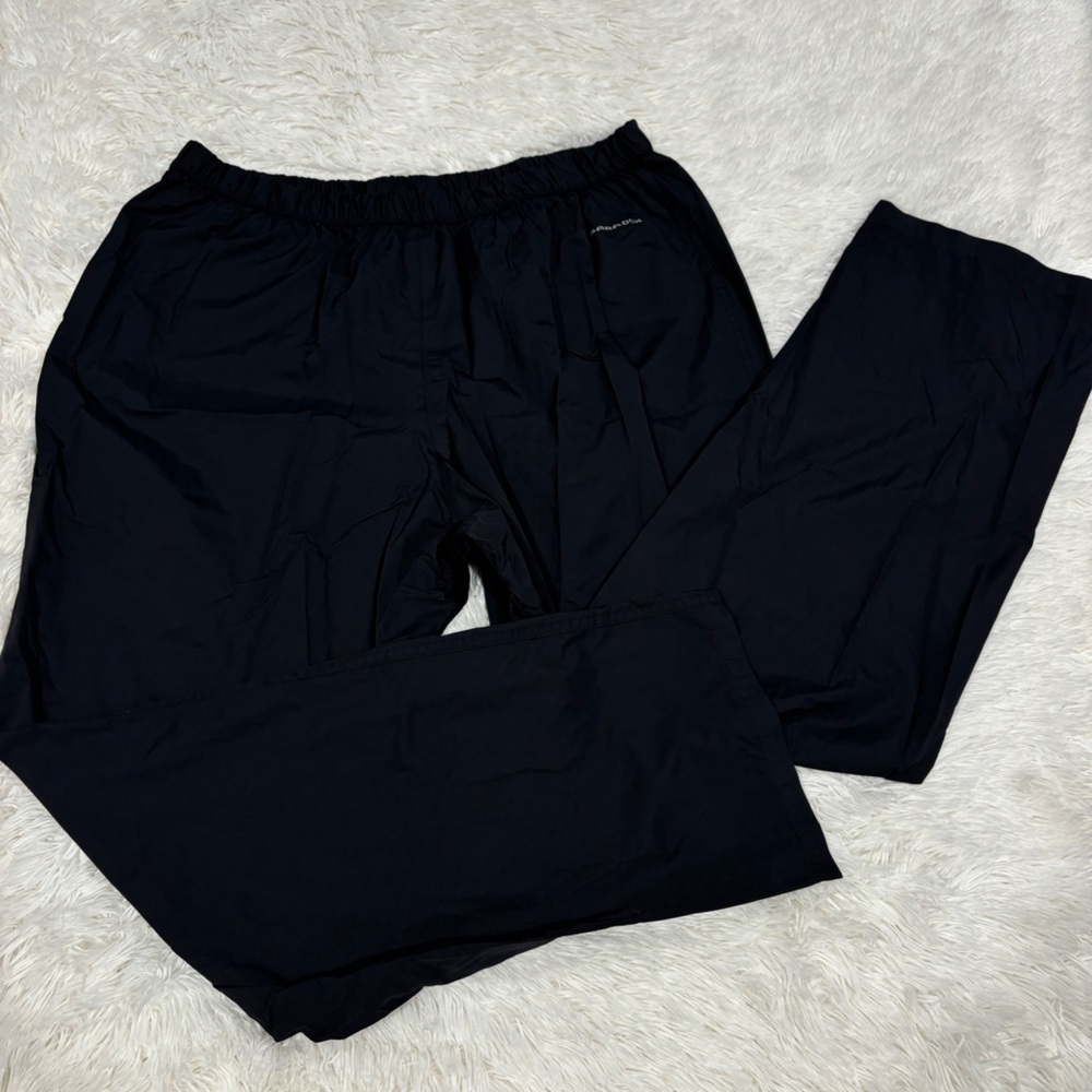 Paradox Men's Black Waterproof Seam Sealed Outdoor Rain Pants Size XL.